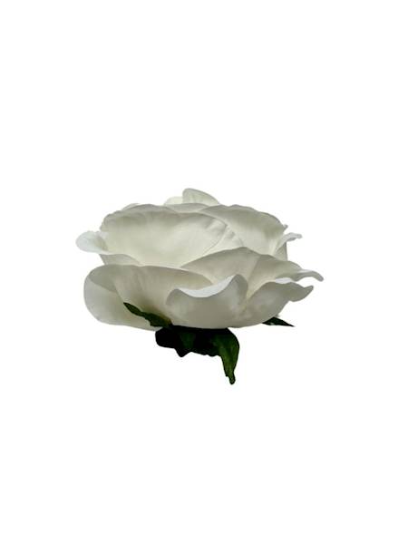 RÓŻA GŁÓWKA 8 CM BIAŁA