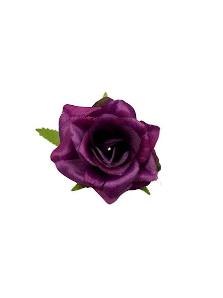 Róża główka 6 cm purpurowa