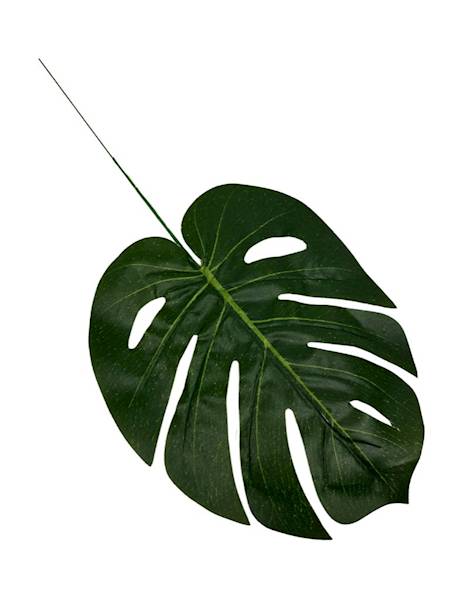 Liść monstera 41 cm ciemna zieleń