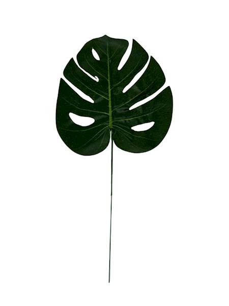 Liść monstera 41 cm ciemna zieleń