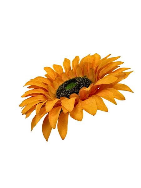 Słonecznik główka 13 cm ciemny żółty