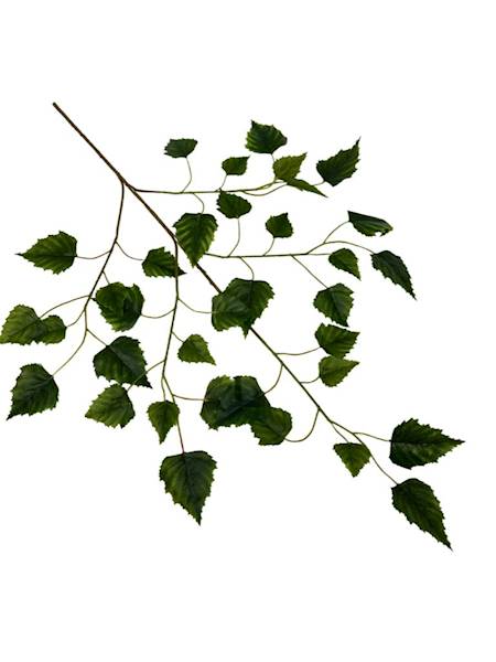 LIŚĆ BRZOZA SILIKONOWY 69 CM 