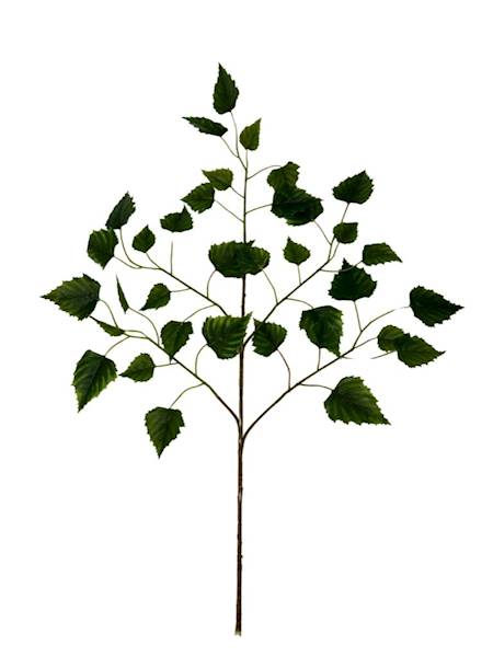 LIŚĆ BRZOZA SILIKONOWY 69 CM 