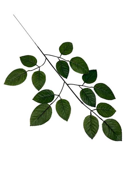 Liść róży 47 cm zielony