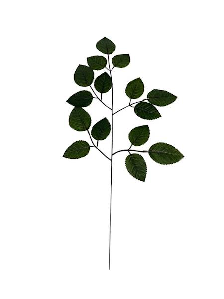 Liść róży 47 cm zielony