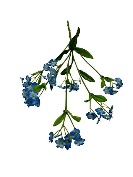 Niezapominajki gałązka 40 cm