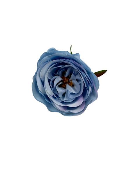RÓZA GŁÓWKA 7 CM NIEBIESKA