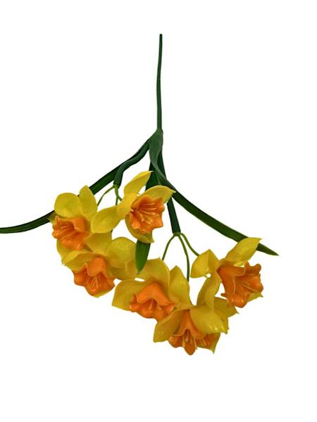 Narcyz gałązka 35 cm żółty