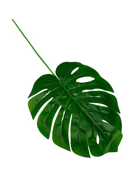 Liść monstery XL 72 cm zielony