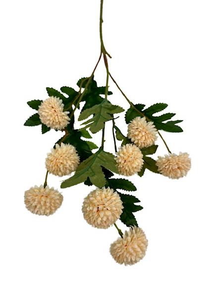 Gałązka z kulkami 50 cm brzoskwiniowa