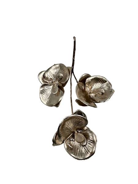 Storczyk złoty szampan gałązka 23 cm 