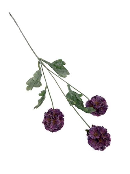 SKABIOZA 3 KWIATY 68 CM RÓŻOWA