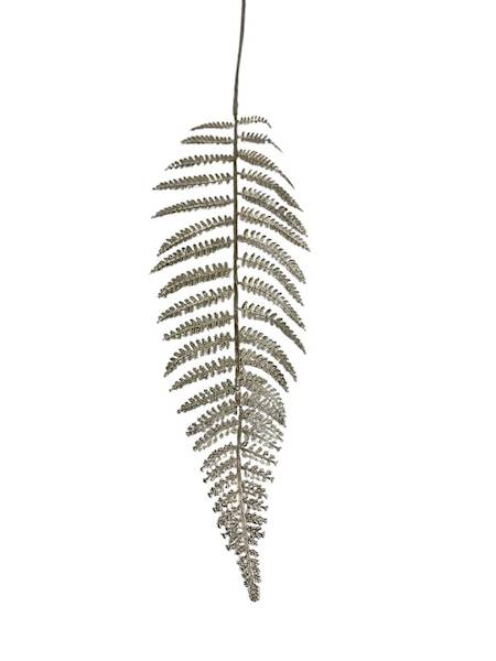 Liść paproci 77 cm złoty szampan