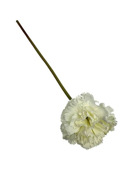 Goździk gałązka 31 cm biały