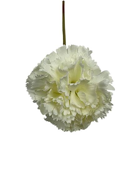 Goździk gałązka 31 cm biały