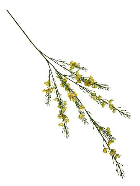 Gałązka z kwiatuszkami XL 108 cm żółta