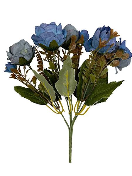 Bukiet pełniki 28 cm niebieski