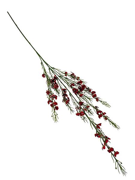 Gałązka z kwiatuszkami XL 108 cm czerwona