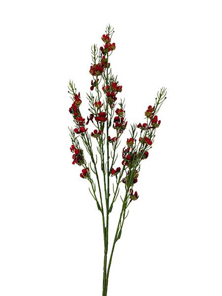 Gałązka z kwiatuszkami XL 108 cm czerwona