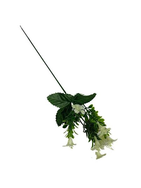 Dodatek z kremowymi kwiatuszkami 34 cm 