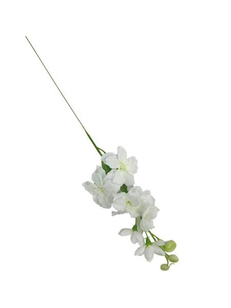 Ostróżka gałązka 44 cm biała