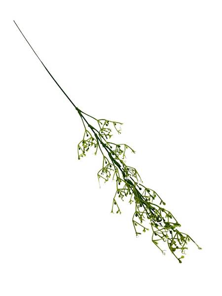 Gałązka plastikowa 55 cm zielono biała