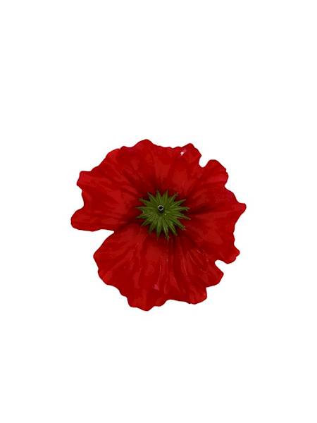 Mak główka 9 cm czerwony