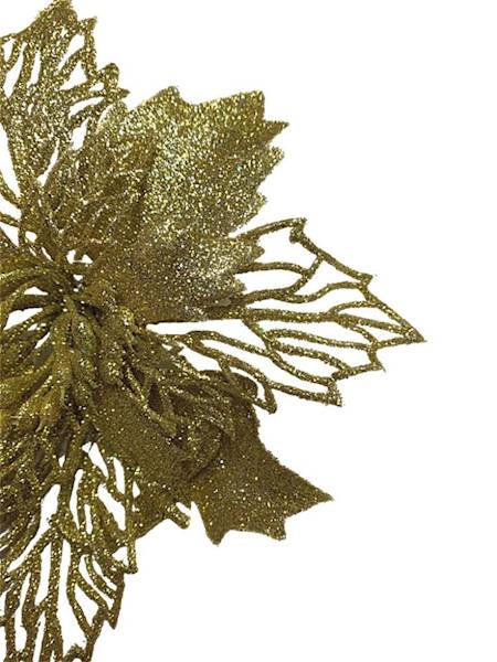 Gwiazda betlejemska główka 17 cm złota