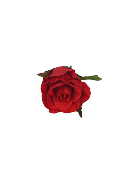 Róża główka 5 cm rubinowa 