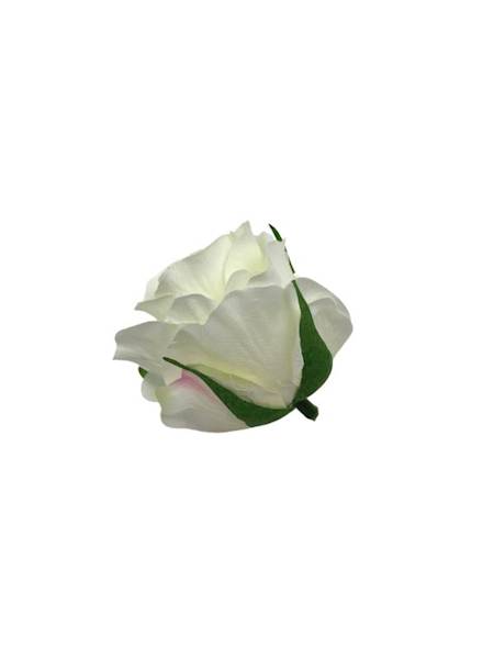 Róża główka 6 cm kremowa