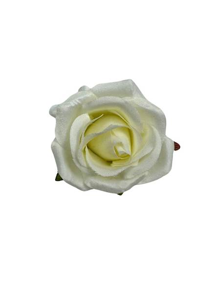 RÓŻA GŁÓWKA 5 CM KREMOWA