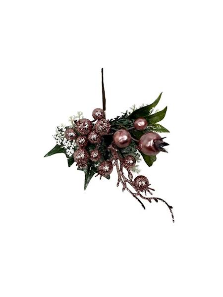 Pik świąteczny 23 cm różowy