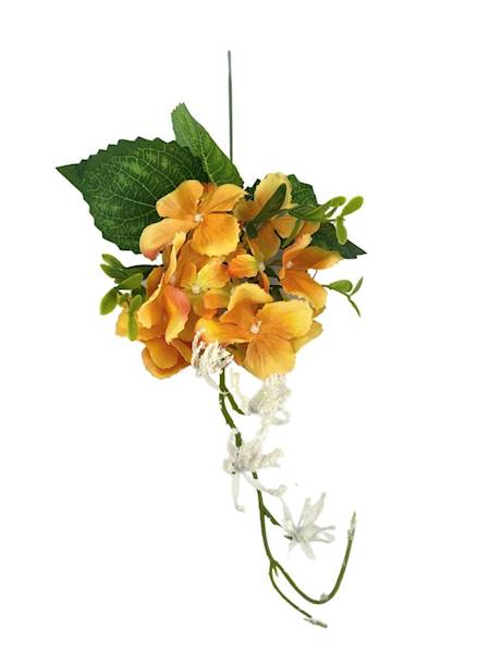 Hortensja dodatek 42 cm pomarańczowa