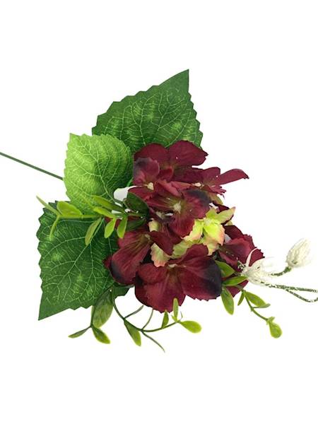 Hortensja dodatek 42 cm bordowa