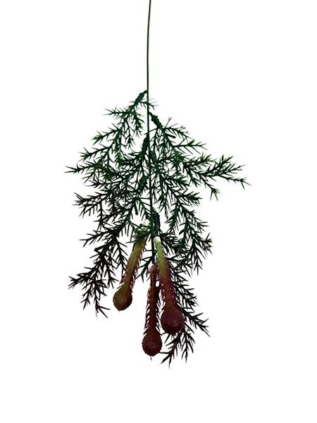 Gałązka plastikowa 50 cm brąz