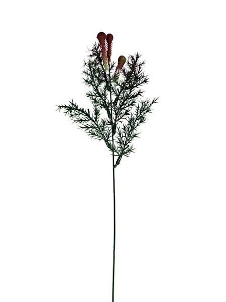 Gałązka plastikowa 50 cm brąz