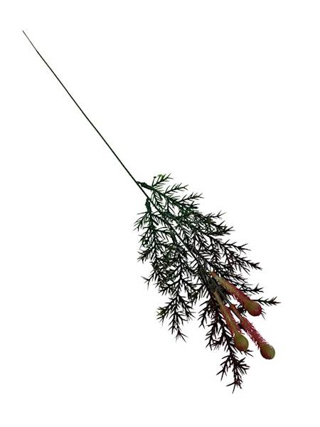 Gałązka plastikowa 50 cm bordowa