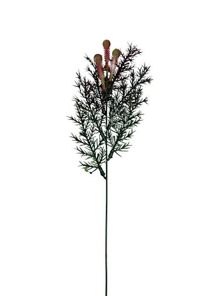 Gałązka plastikowa 50 cm bordowa