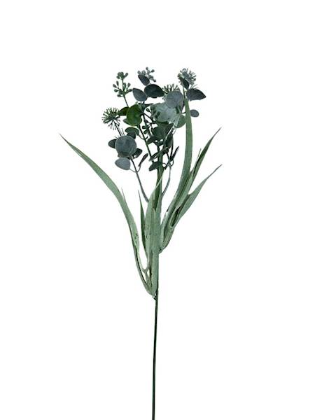 Dodatek gałązka 53 cm zielony bielony