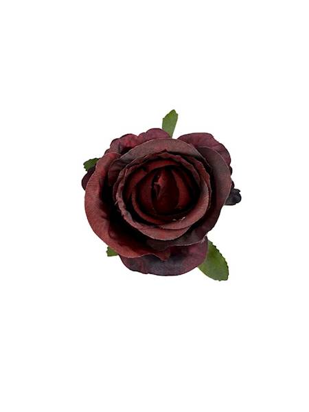 Róża główka 6 cm bordowa