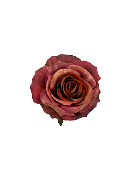 RÓŻA GŁÓWKA 11 CM CZERWONA I POMARAŃCZ