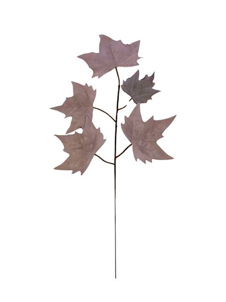 Liść klon 54 cm pudrowy brąz