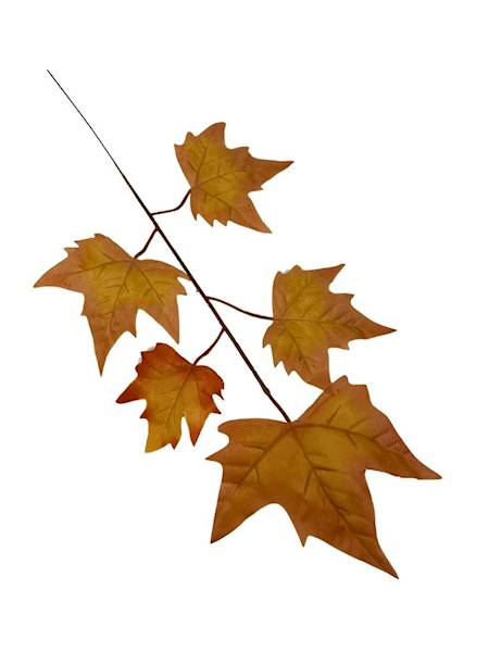 Liść klon 54 cm pomarańczowy