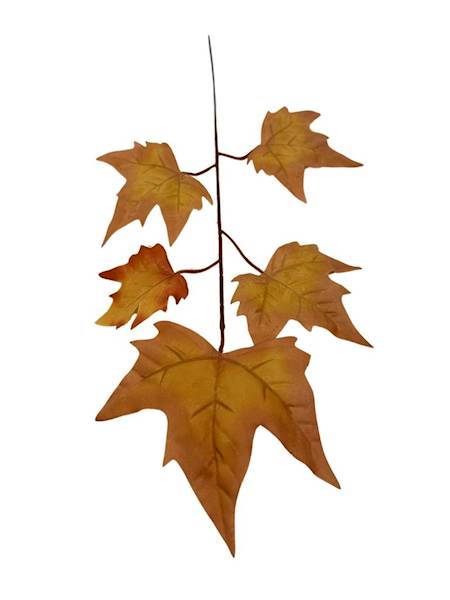 Liść klon 54 cm pomarańczowy