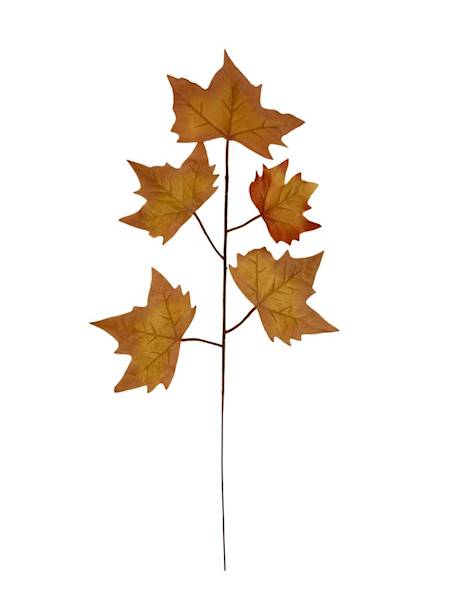 Liść klon 54 cm pomarańczowy