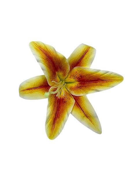 LILIA SILIKONOWA GŁÓWKA 20 CM POMARAŃCZOWA