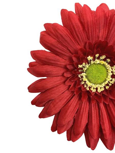 Gerbera główka 16 cm czerwona