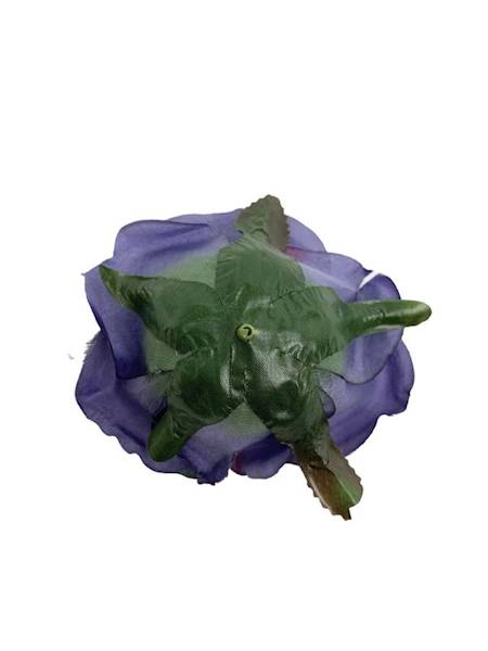 Róża główka 9 cm fiolet / niebieski