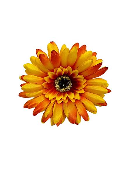 Gerbera główka 10 cm pomarańczowa