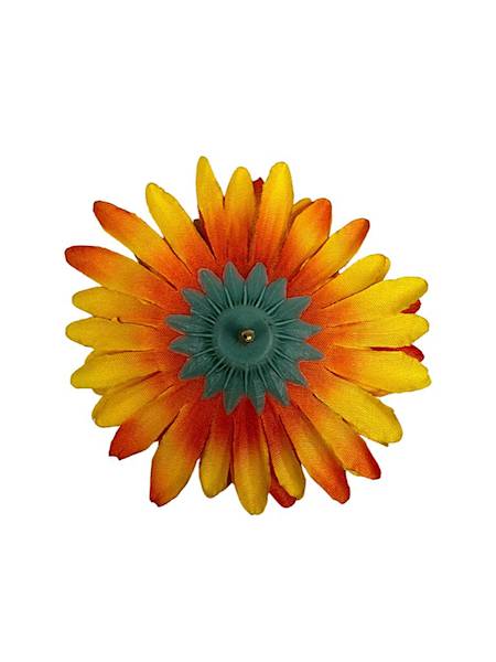 Gerbera główka 10 cm pomarańczowa